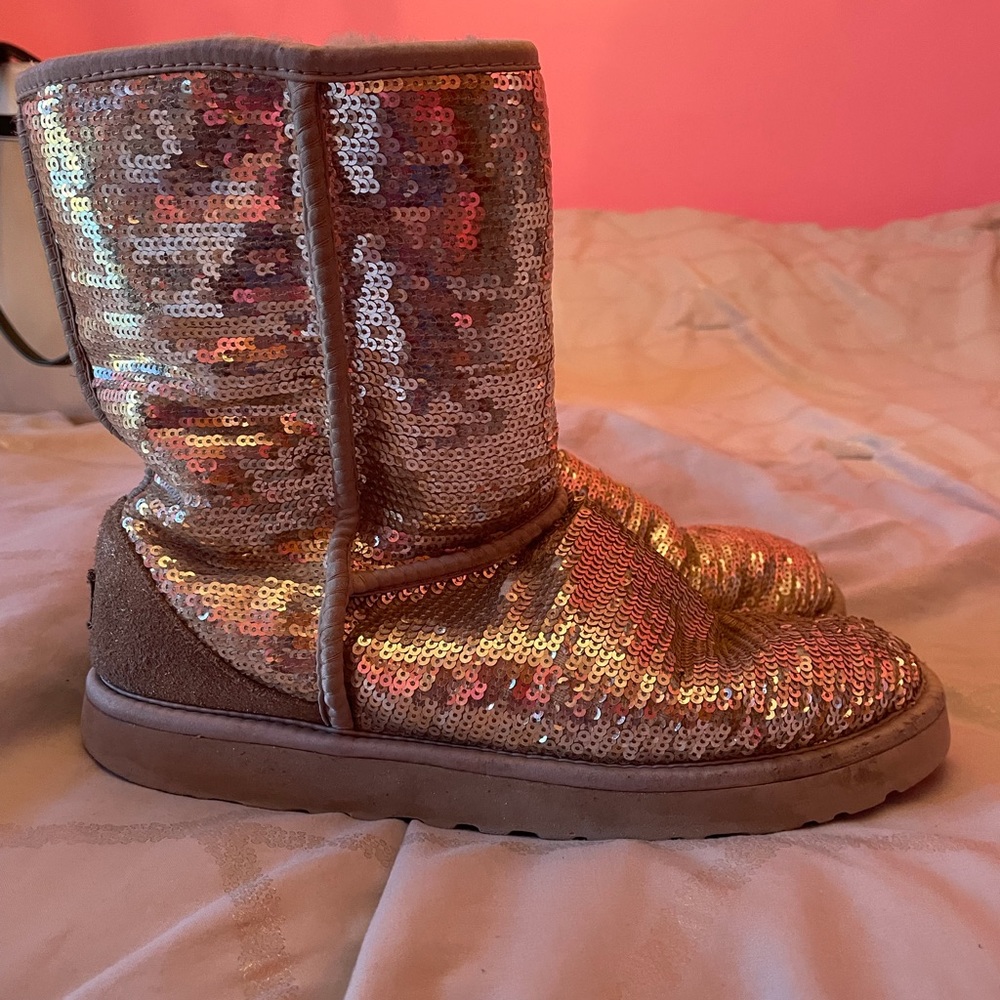 Silver/Gold Ugg Boots